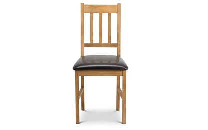 COXMOOR DINING CHAIR - OAK Julian Bowen