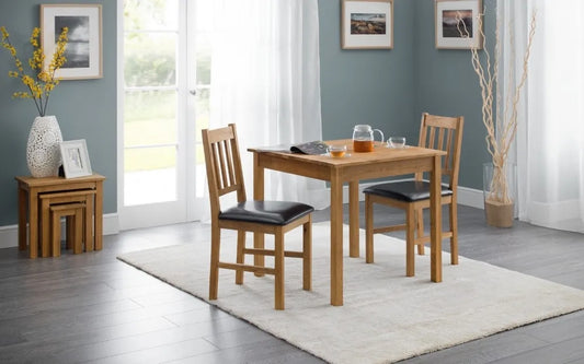 COXMOOR SQUARE DINING TABLE 75CM - OAK Julian Bowen