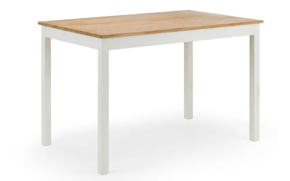 COXMOOR RECTANGULAR DINING TABLE - IVORY & OAK Julian Bowen