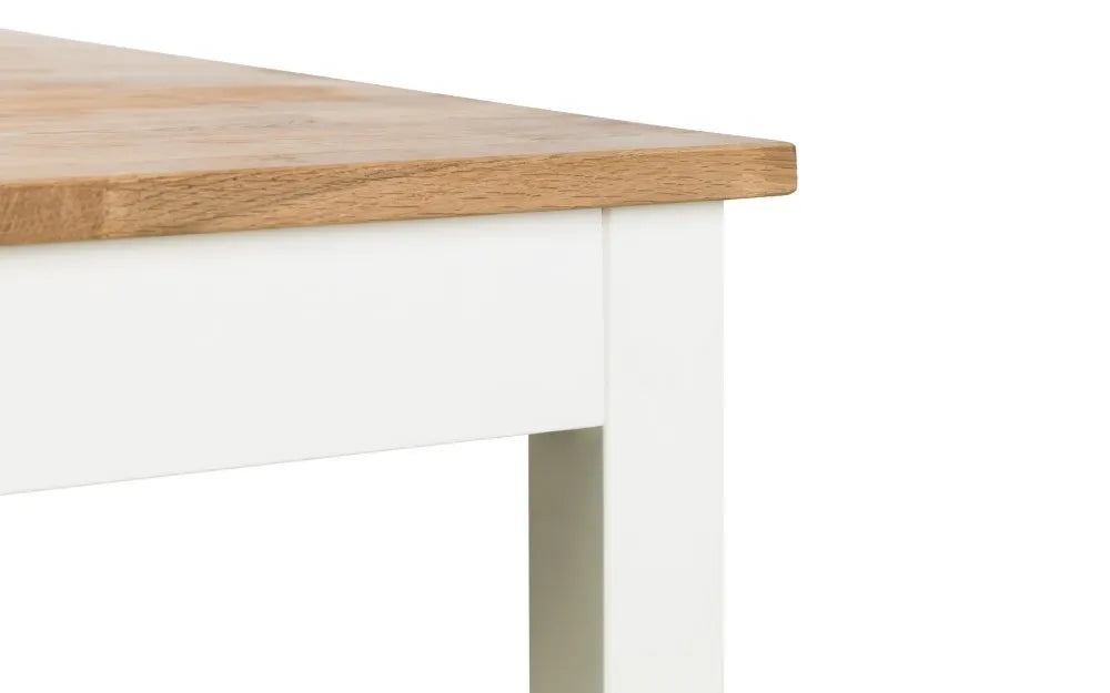 COXMOOR RECTANGULAR DINING TABLE - IVORY & OAK Julian Bowen