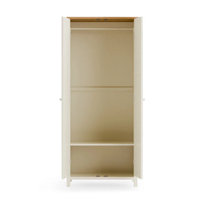 Coxmoor Wardrobe - Ivory & Oak