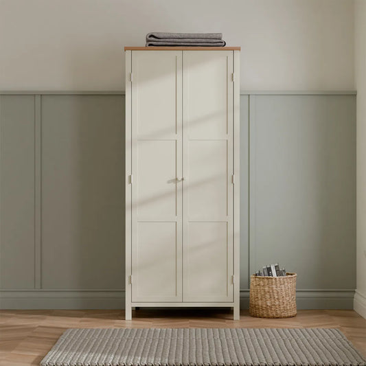 Coxmoor Wardrobe - Ivory & Oak