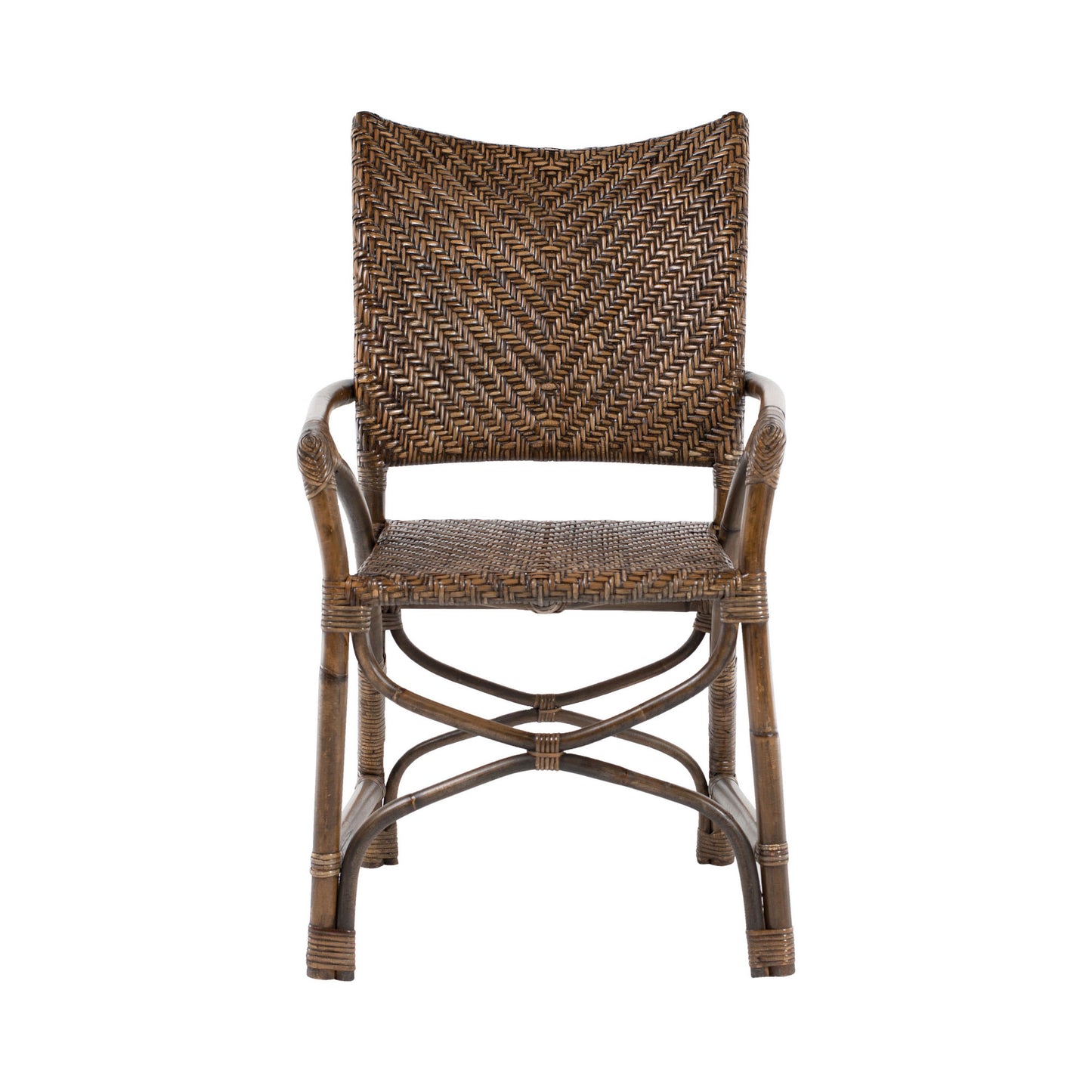 NovaSolo Wickerworks Countess Chair (Set of 2) - Oakavia