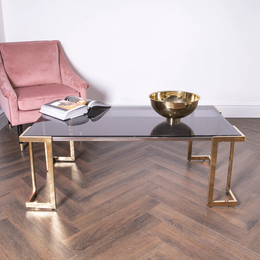 Domus Gold Coffee Table - Oakavia