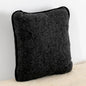 Merino Wool Pillow - Black 45 x 45cm - Oakavia