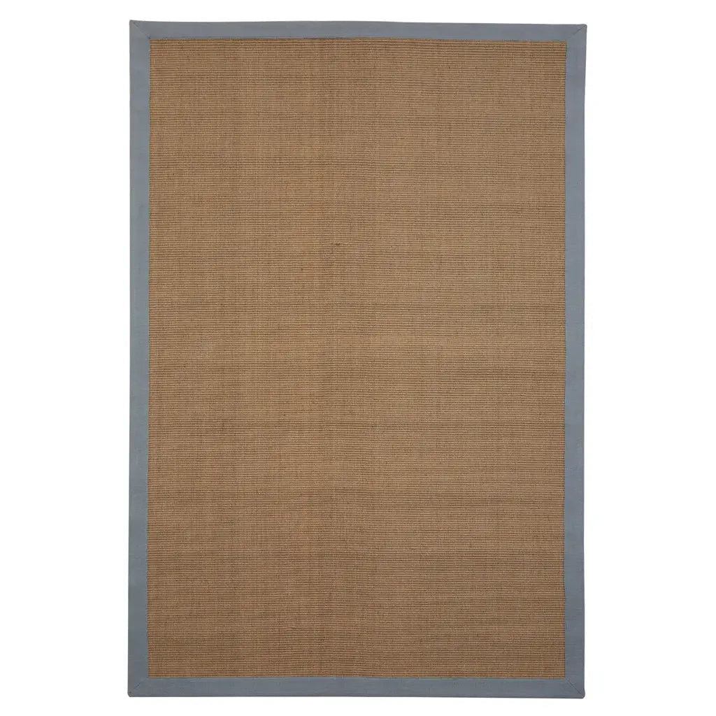 Chelsea Jute Rug with Cotton Grey Border 120x180cm - Oakavia