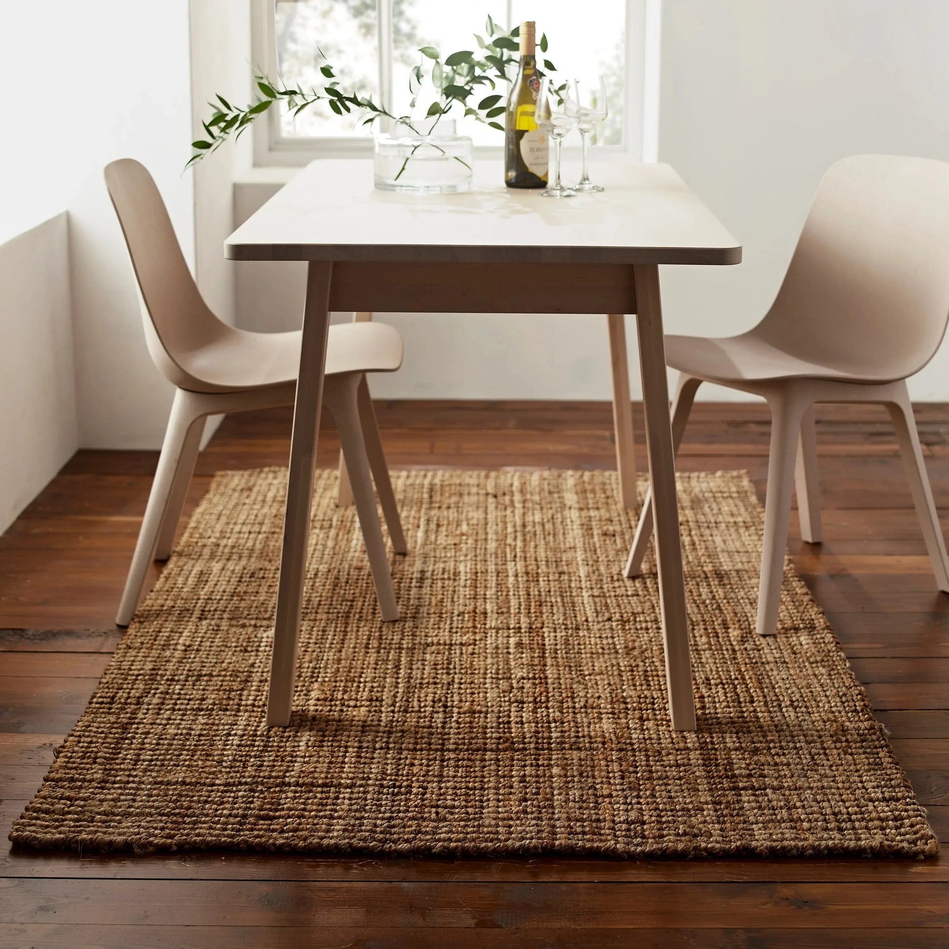 Cumbria Thick Chunky Jute Rug 120x180cm - Oakavia