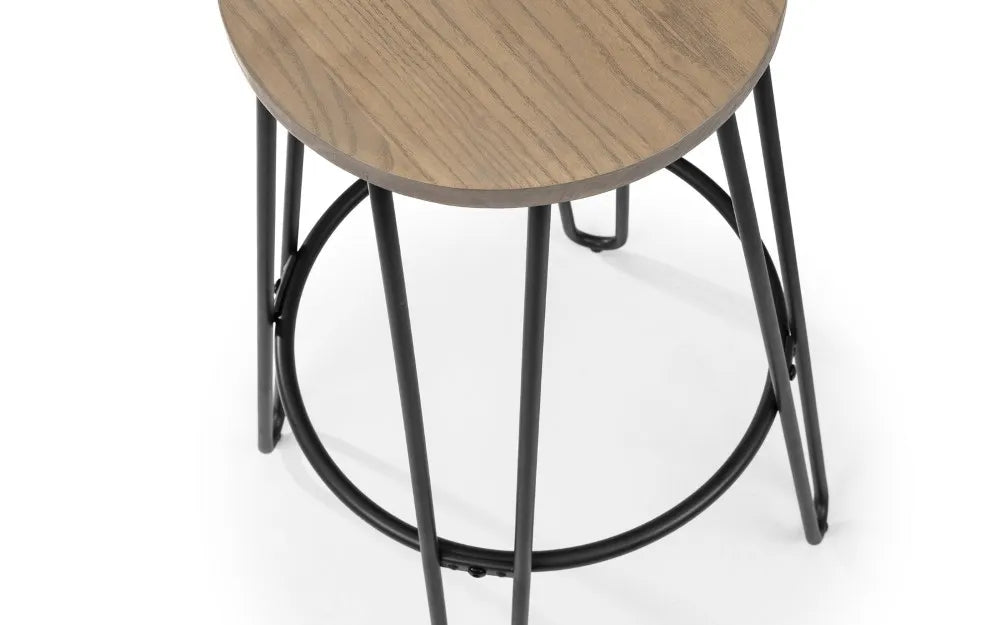 DALSTON ROUND BAR STOOL Julian Bowen