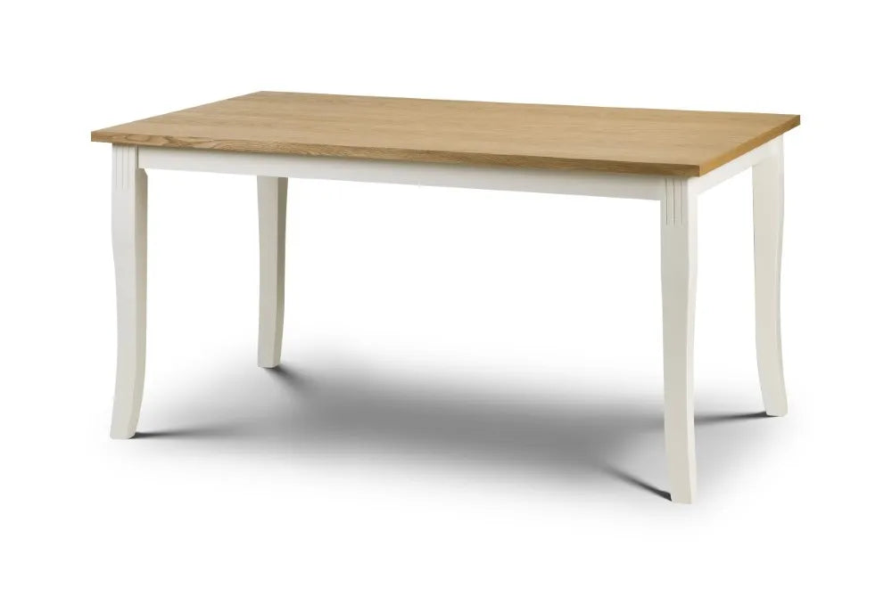 DAVENPORT OAK/ELEPHANT GREY DINING TABLE Julian Bowen