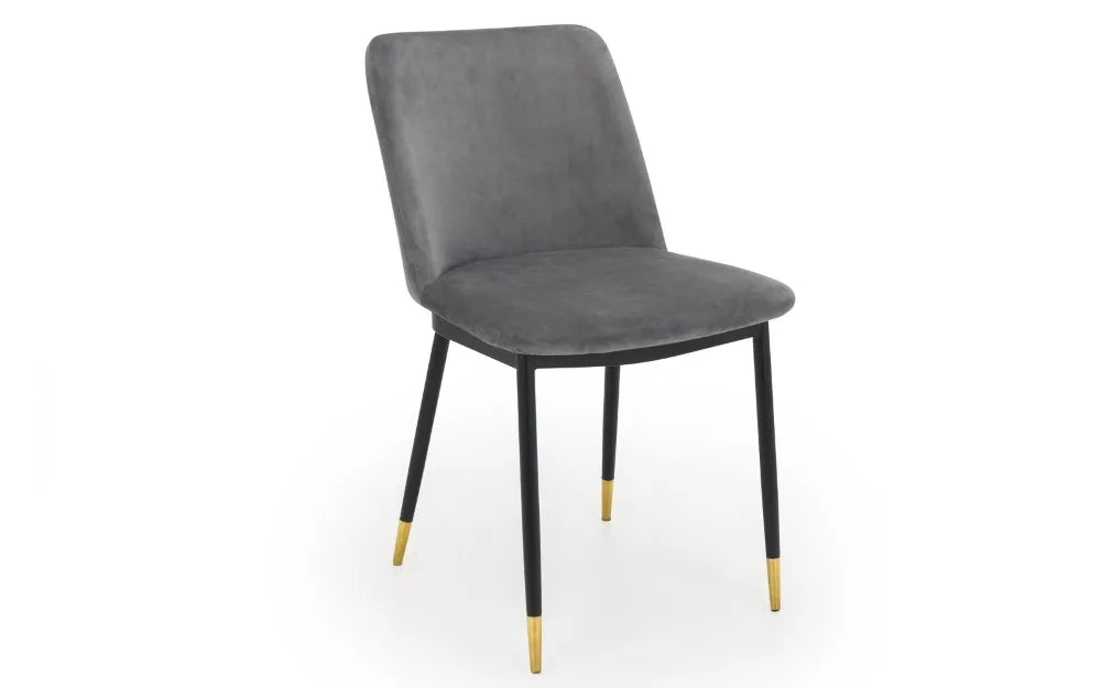 DELAUNAY DINING CHAIR - GREY Julian Bowen