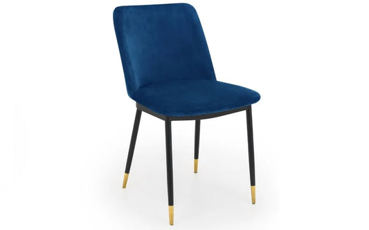 DELAUNAY DINING CHAIR - BLUE Julian Bowen