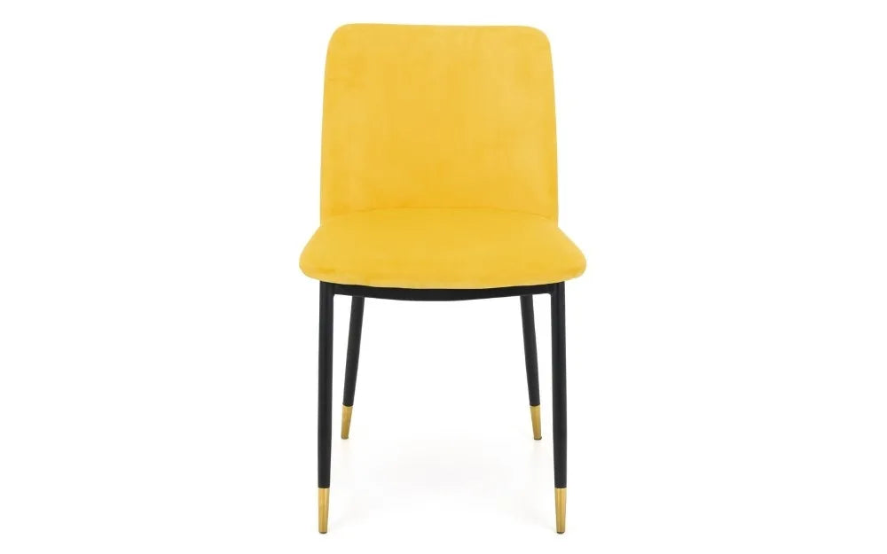 DELAUNAY DINING CHAIR - MUSTARD Julian Bowen