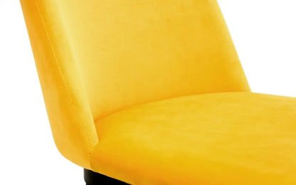 DELAUNAY DINING CHAIR - MUSTARD Julian Bowen