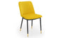 DELAUNAY DINING CHAIR - MUSTARD Julian Bowen