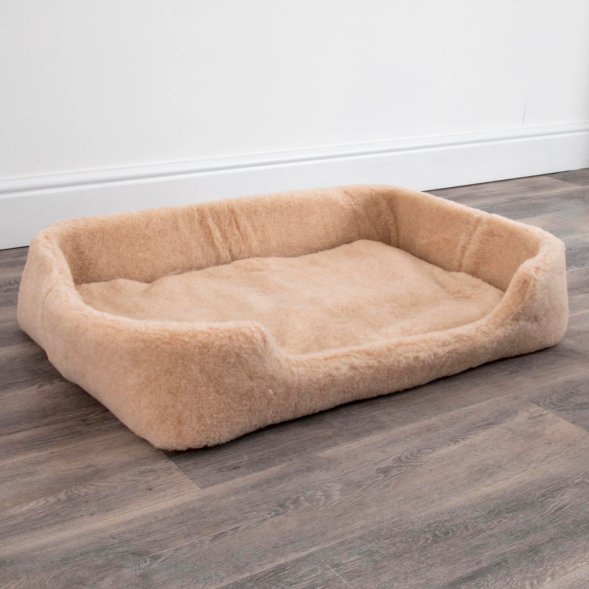 Merino Wool Pet Bed - (Medium/Large) cappucino - Oakavia