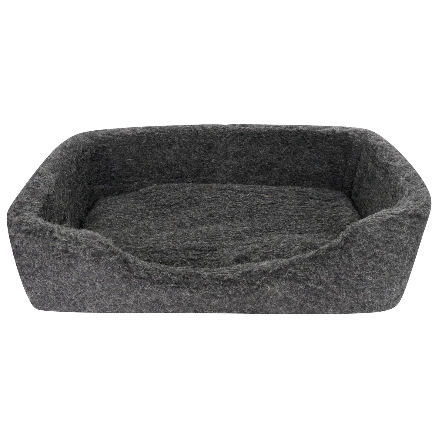 Merino Wool Pet Bed - black - Oakavia