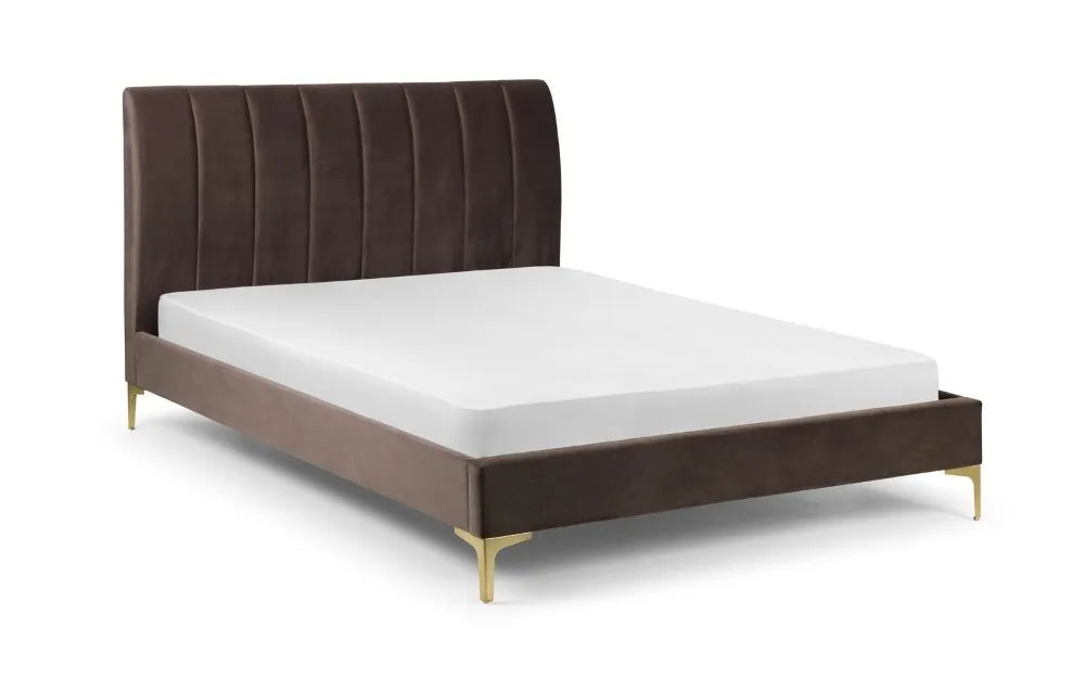 Deco Velvet Bed 135cm Double Julian Bowen