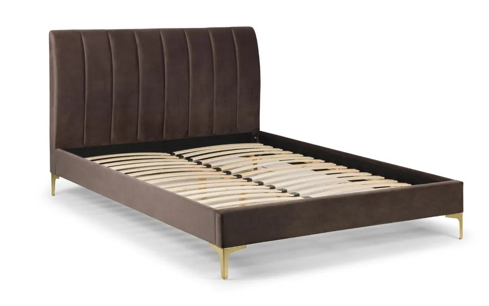 Deco Velvet Bed 135cm Double Julian Bowen