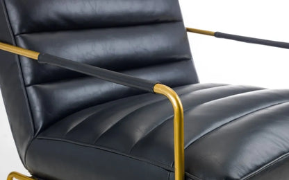 Giorgio Chair - Gold/Black Julian Bowen