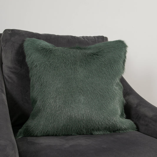 Turqoise Goatskin Cushion 45 x 45cm - Oakavia