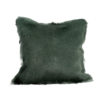 Turqoise Goatskin Cushion 45 x 45cm - Oakavia