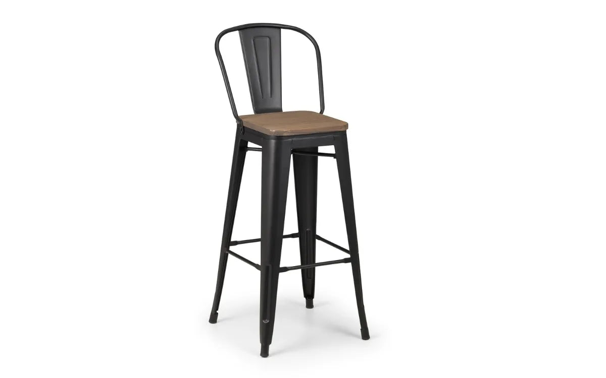 GRAFTON METAL BAR STOOL Julian Bowen