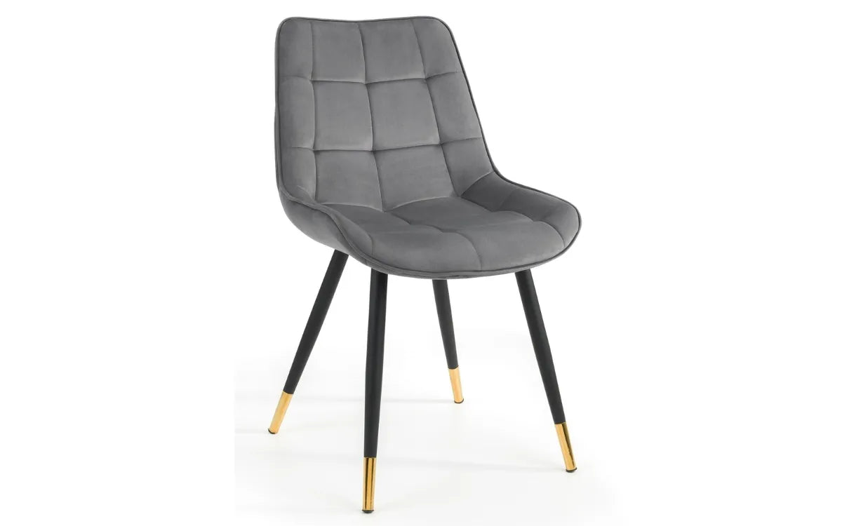 HADID DINING CHAIR - GREY Julian Bowen