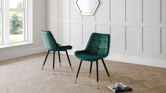 HADID DINING CHAIR - GREEN Julian Bowen