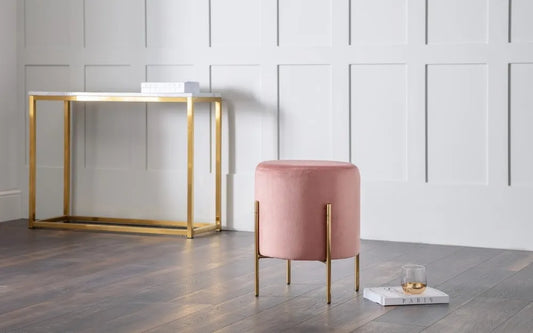 Harrogate Stool - Pink Julian Bowen