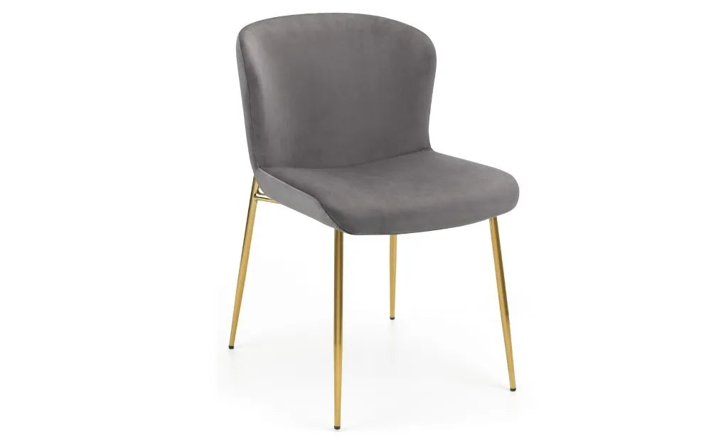 HARPER DINING CHAIR - GREY Julian Bowen