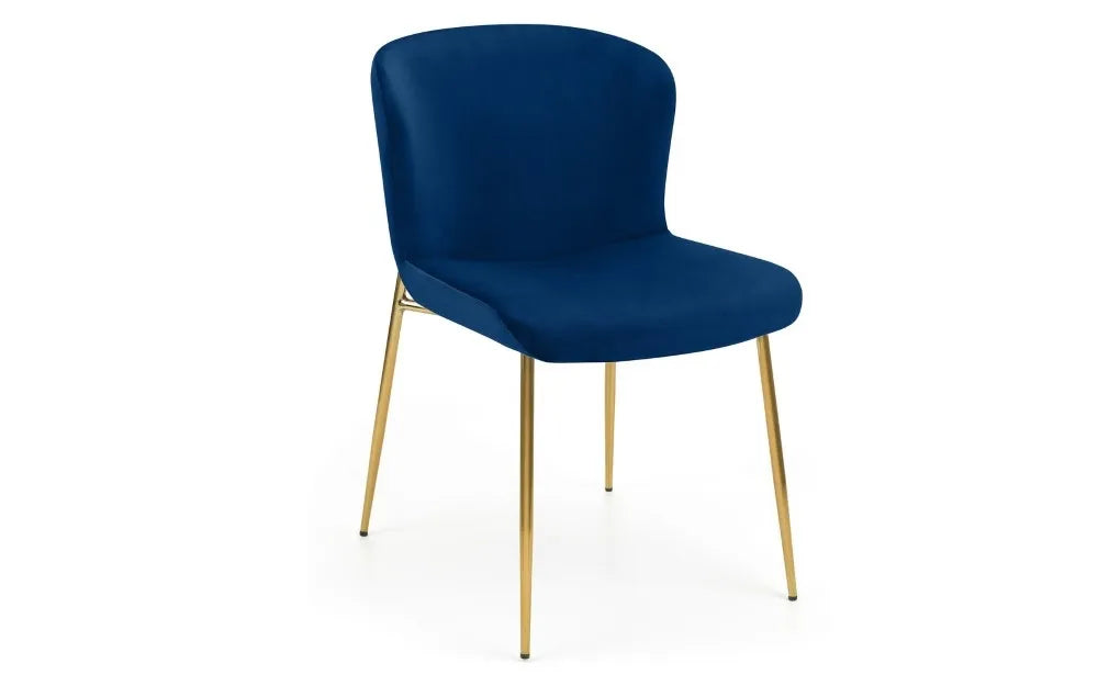 HARPER DINING CHAIR - BLUE Julian Bowen