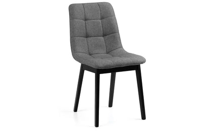 HAYDEN PANELLED GREY LINEN DINING CHAIR Julian Bowen