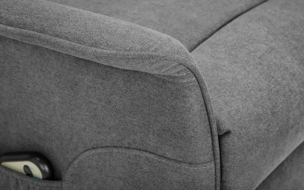 Helena Rise & Recline Chair - Charcoal Fabric Julian Bowen