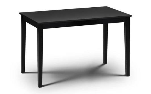 HUDSON DINING TABLE - BLACK Julian Bowen