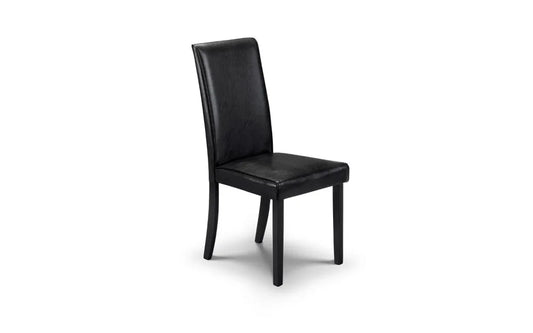 HUDSON DINING CHAIR - BLACK Julian Bowen