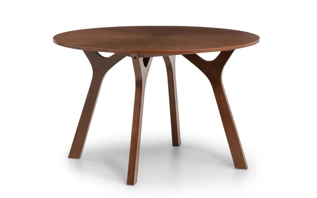 HUXLEY ROUND TABLE WALNUT Julian Bowen