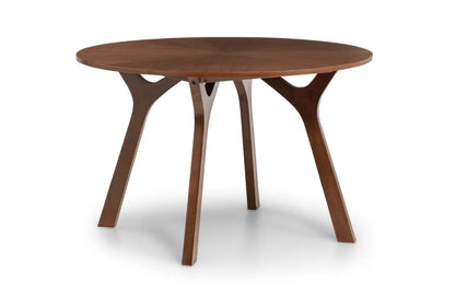 HUXLEY ROUND TABLE WALNUT Julian Bowen