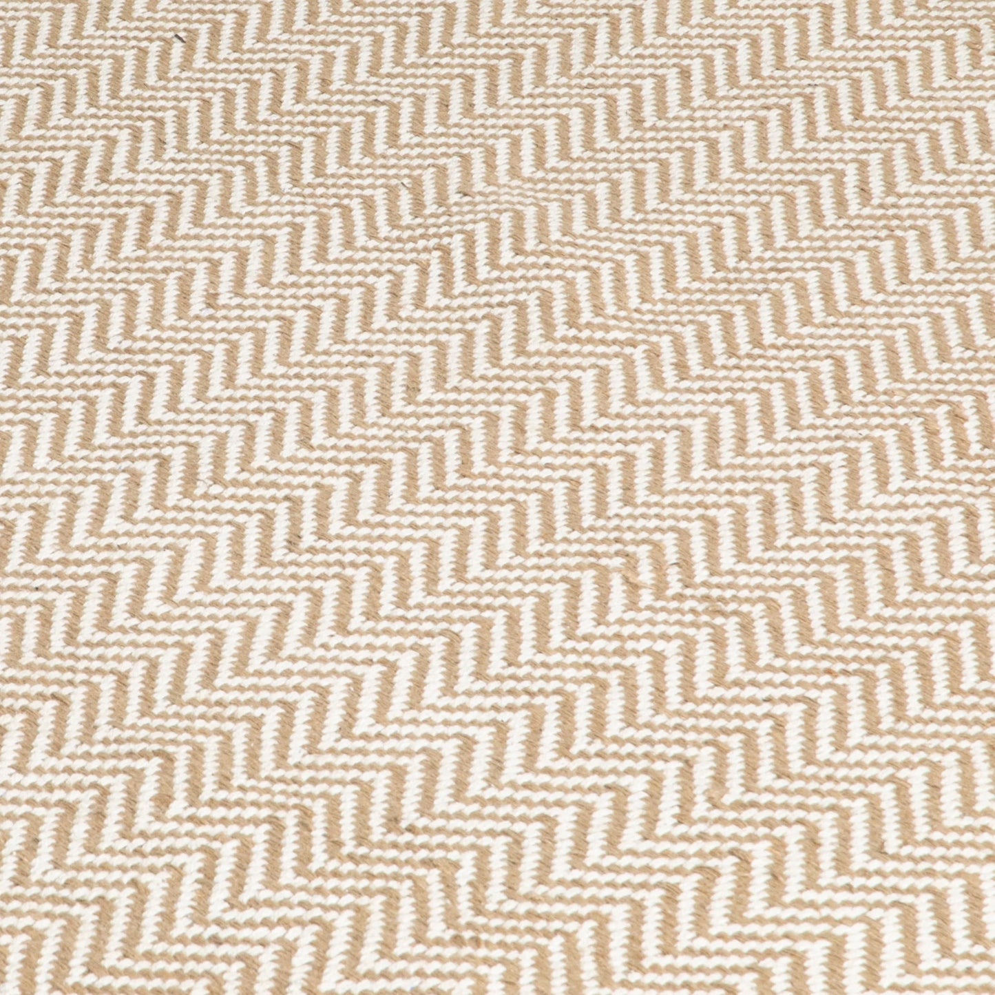 Zig Zag Jute & Cotton Rug 160 x 230cm - Oakavia