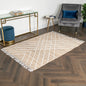 Cross Textured Jute Rug 160 x 230cm - Oakavia