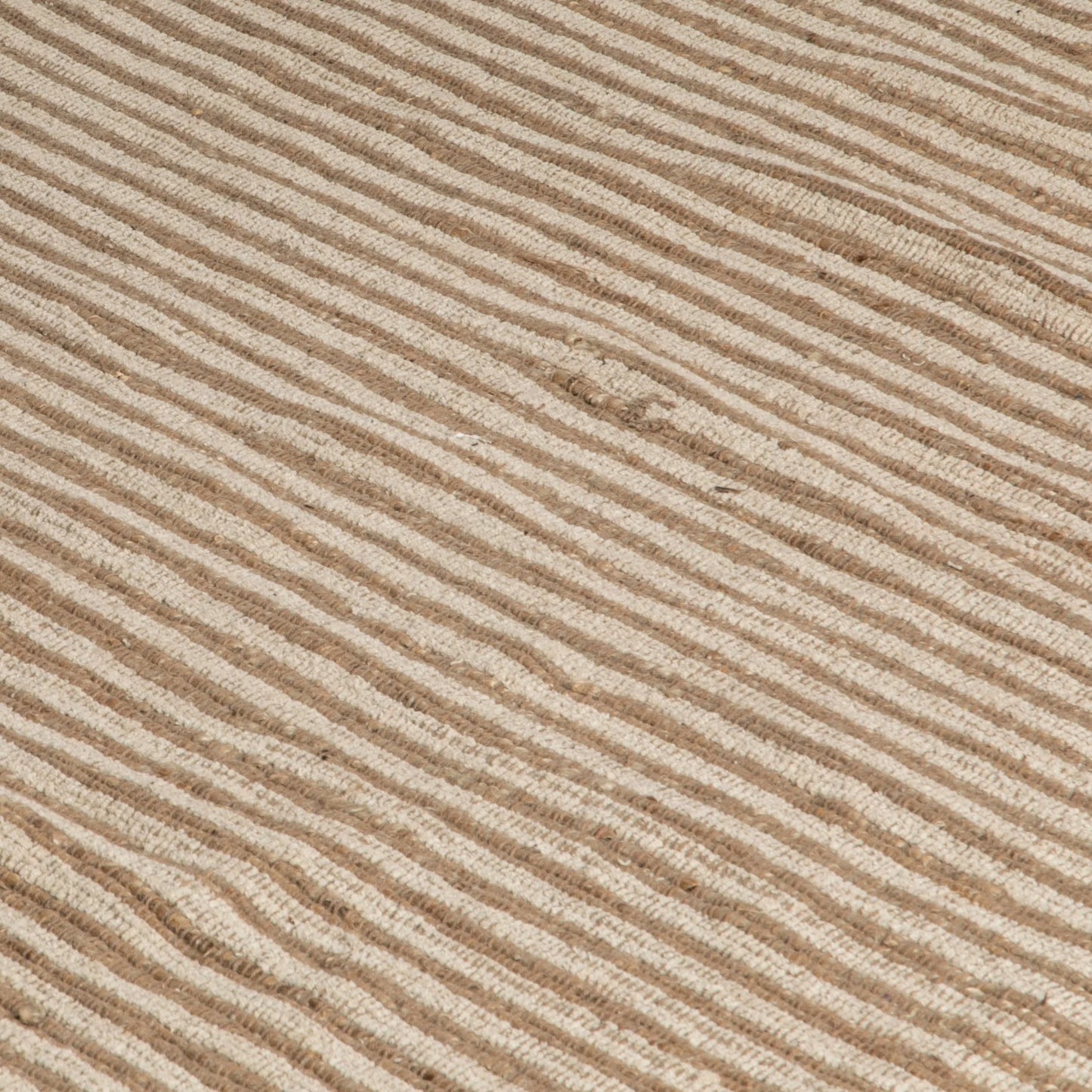 Striped Wool & Jute Rug 120 x 180cm - Oakavia