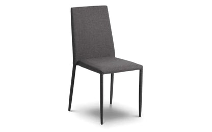 JAZZ FABRIC CHAIR SLATE GREY Julian Bowen