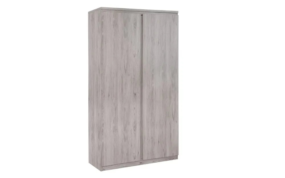 Jupiter  2 Door Wardrobe Grey Oak Julian Bowen