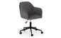 Kahlo Velvet Swivel Office Chair Grey/Black