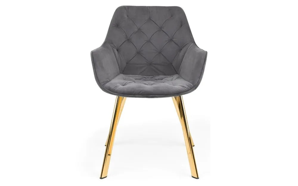 LORENZO DINING CHAIR - GREY Julian Bowen