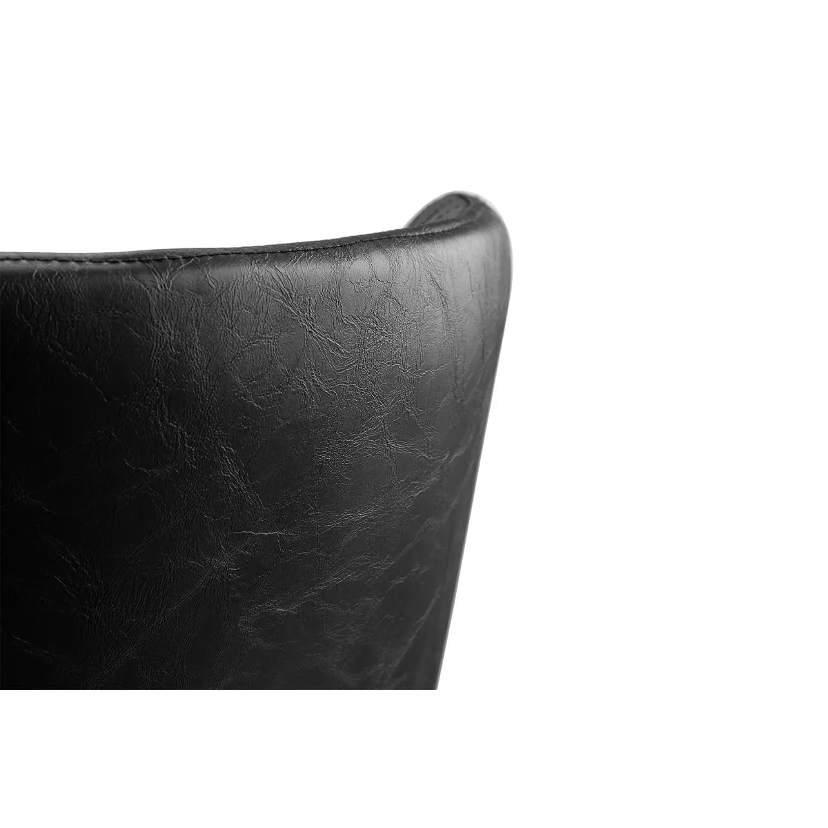 LUXE FAUX LEATHER DINING CHAIR BLACK Julian Bowen