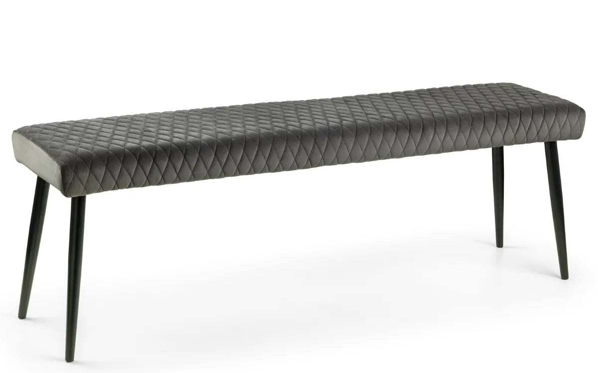 LUXE LOW BENCH - GREY Julian Bowen