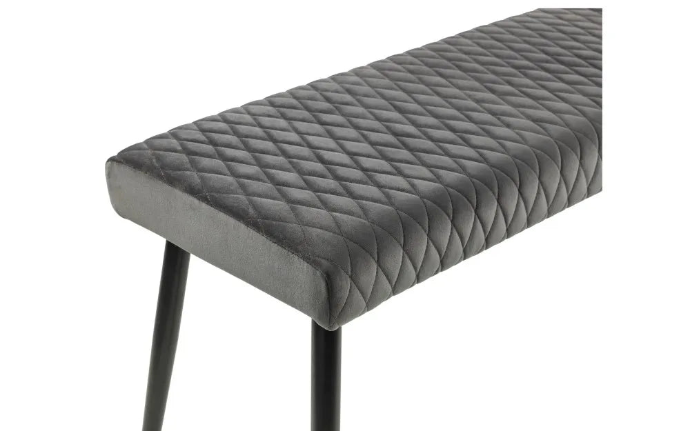 LUXE LOW BENCH - GREY Julian Bowen