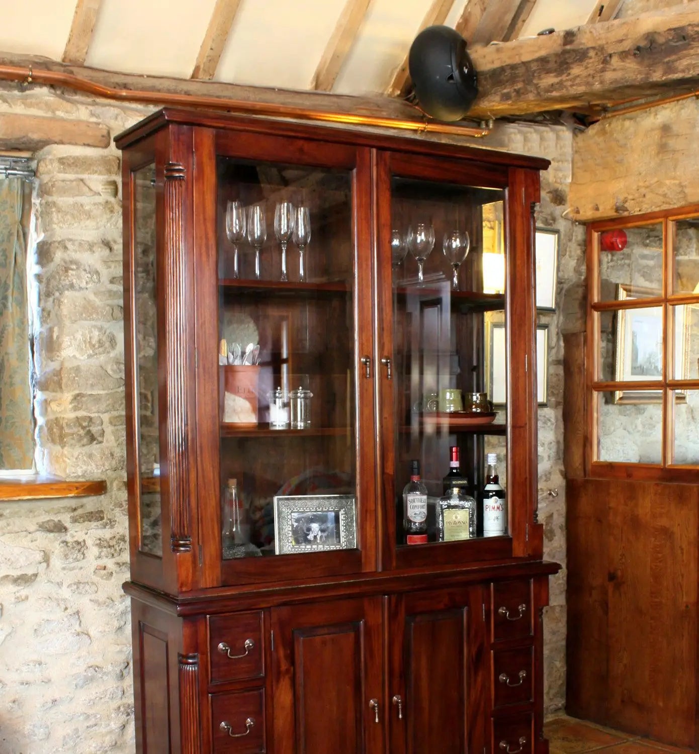 Wood Furniture UK - Shop La Roque Dresser Top (Hutch) - Oakavia