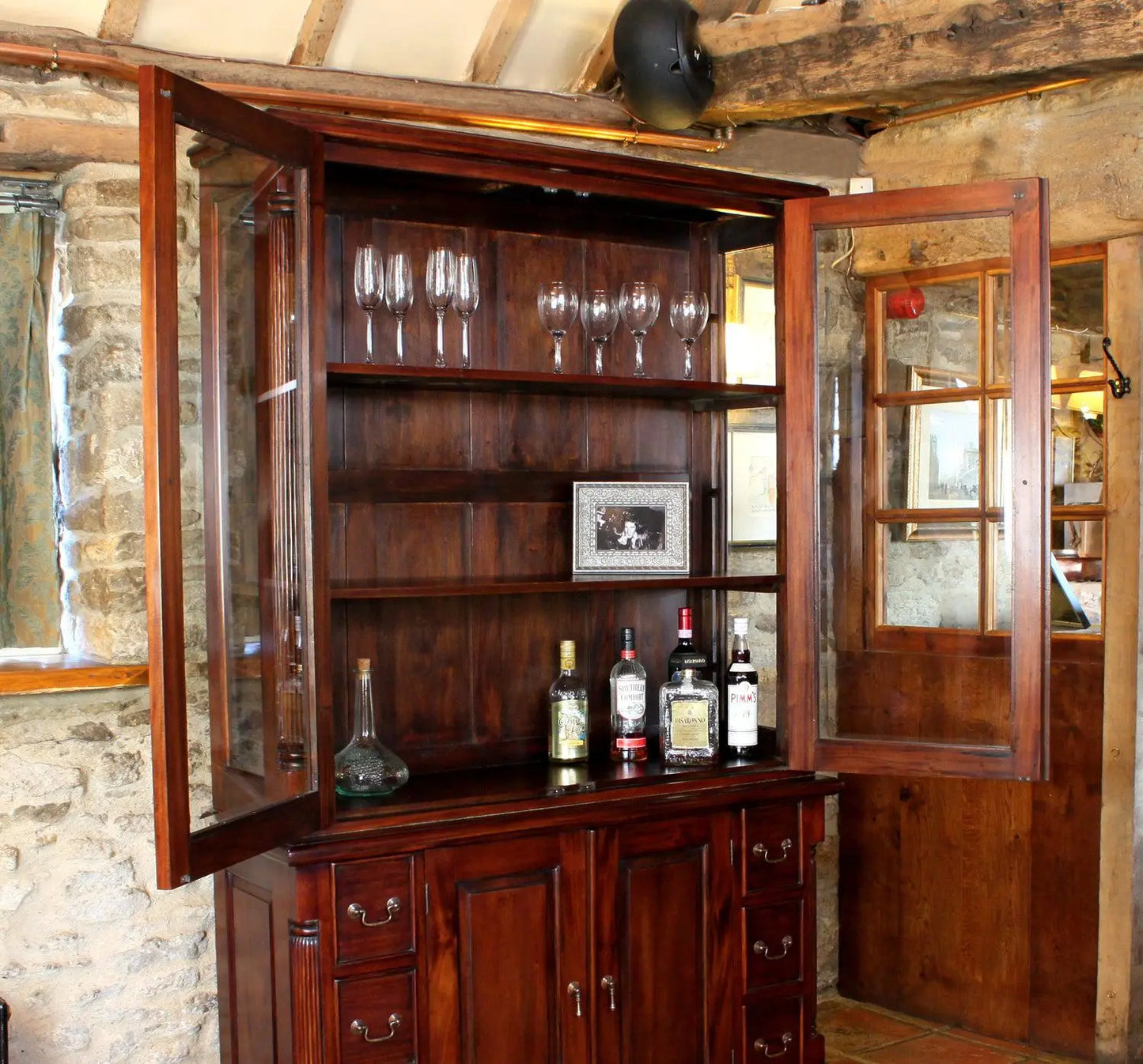 Wood Furniture UK - Shop La Roque Dresser Top (Hutch) - Oakavia