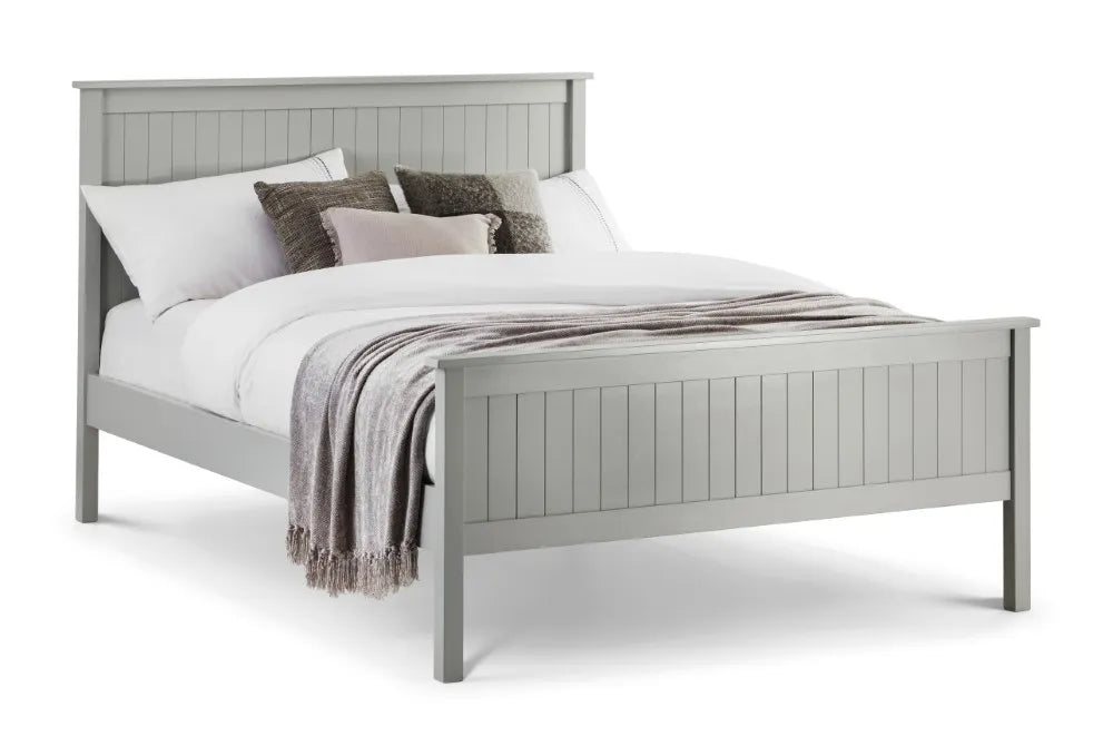 Maine 150cm King Size Bed - Dove Grey Julian Bowen